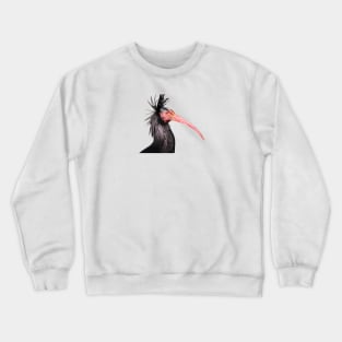 Waldrapp the rarest bird in the world Crewneck Sweatshirt